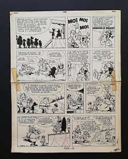 Remacle, Marcel - Hultrasson - 6 planches originales - (ca. 1966) 