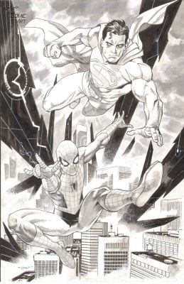 Lan Medina | Spider-Man & Superman | Next Comic Art