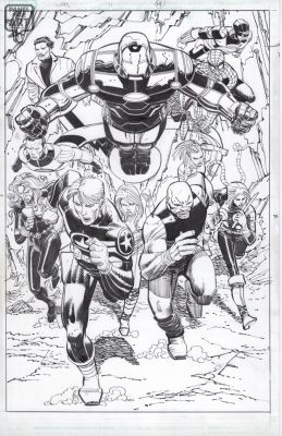 John Romita Jr | Avengers 11 Page 14 Splash | Panel Page Art
