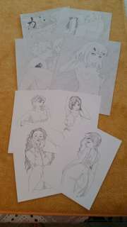 Manga - 8  Erotik / Manga Bleistift Zeichnungen - (2017) | Catawiki