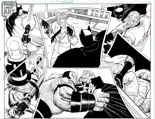 John Romita Jr | Batman Black And White 6 - Dps | Panel Page Art