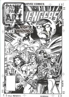 Steve Epting | Avengers 357 Cover | Panel Page Art