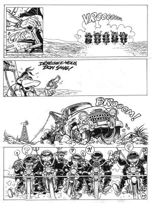 Sokal Benoît | Planche originale 37 du Tome 10 de Canardo - La Fille qui rÃ©vait d’horizon - | Galerie Napoléon