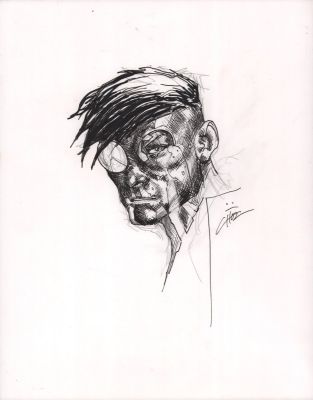 Michael Choi | Battle Damaged Invincible Commission - Signed | Anthony’s Comic Book Art