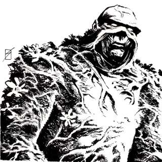 Ron Salas | 6×6 – Swamp Thing bust | Ron Salas