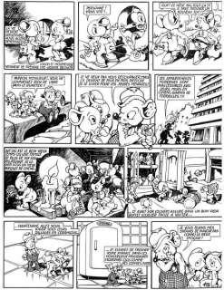 Calvo. Edmond-François. (1891-1958) | CALVO. Edmond-François. Â«Moustache et TrottinetteÂ». Planche originale& | Tessier Sarrou