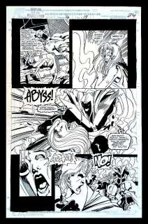 Patrick Olliffe | Warlock & the Infinity Watch #30 P.19 Battle Page | ComicArtFans Classifieds