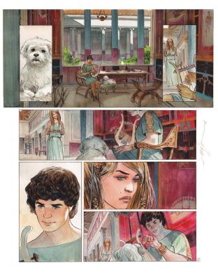 Grella Paolo | Planche originale 6 POMPÉI Tome 1 ASSA | Galerie Napoléon