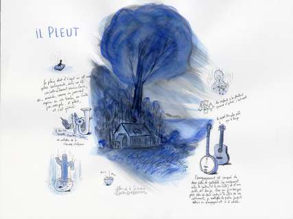 Albin de la Simone - CHARLES BERBERIAN - ALBIN DE LA SIMONE - Happy end - Il pleut