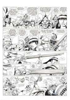 Mitton, Jean-Yves - Original page (p.25) - Quetzalcoatl 6 - La Noche Triste - (2005) | Catawiki