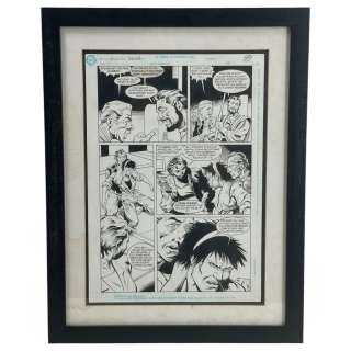 Original DC 1990 suicide squad comic art story board | Los Angeles Estate Auction