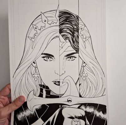 Daniel Sampere | Wonder Woman #33 Cover (traditional) | Black Diamond