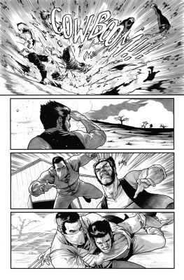 Pere Pérez | Logan: Black, White and Red #03 Page 06 | Black Diamond