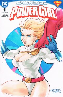 Charles Holbert, Jr | Power Girl Sketch Cover Dc | TDArt