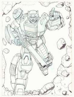 Dan Khanna - Transformers Merchandise Art - Signed
