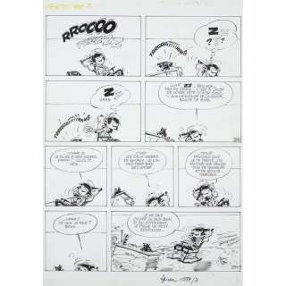 Franquin André (1924-1997) | Planche du gag n°500 | Tajan
