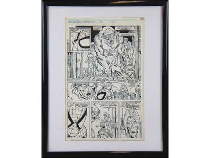 Spectacular Spider-Man #156 Original Art Story Pg | Weiss Auctions