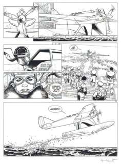 Alain Henriet | Black Squaw, Le Crotoy, planche originale à l’encre de… | Septimus