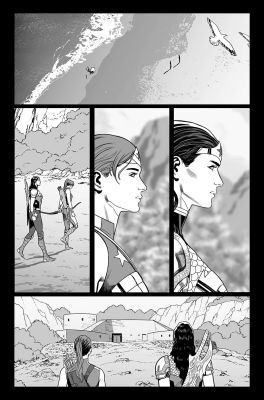 Daniel Sampere | Wonder Woman #32 Page 10 | Black Diamond