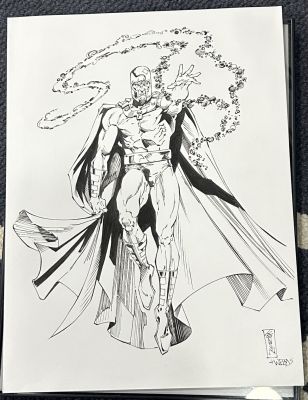Magneto Illustration by Jason Johnson and Joe Weems | Raremarq (Buy It Now)