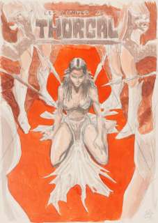 Giulio De Vita - Les mondes de Thorgal - La sentence des Walkyries, 2012 | Finarte