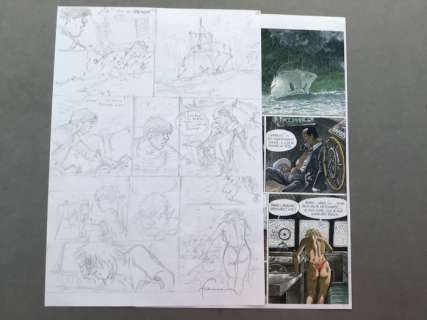 Bernard Prince - Planche originale crayonnés - Bernard Prince T18 - Menace Sur le Fleuve  - (2010) | Catawiki