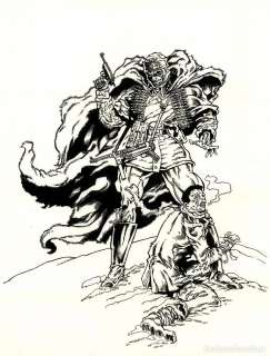 ORIGINAL DE PORTADA DE HAMRAMR DE MIKE RATERA. COMIC-BOOK PUBLICADO POR GLÉNAT (1995) 39 x 29 CMS