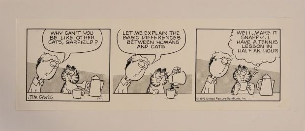 Jim Davis | Garfield - Wednesday August 1, 1979 Daily - Jim Davis (United Feature Syndicate, 1979) | ComicArtFans Classifieds
