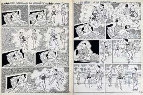 Tenas/Monsieur Duchemin. "Du rêve à la réalité" gag… | Dagoty