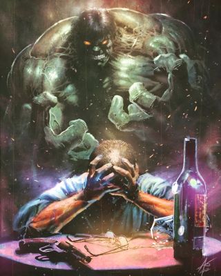 Rudy Ao | Bruce Banner & Hulk | More Great Art