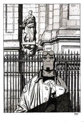 Gabriel H. Walta | Pin-Up Hellboy | The Green Room