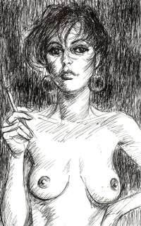 Fuster, Miquel - Original drawing - Sex and Cigarettes | Catawiki