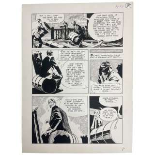 EERIE The Killer Slime Original Storyboard Production Comic Art | Los Angeles Estate Auction