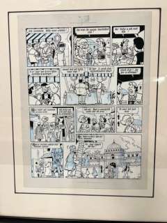Planche originale bande dessinée Bob et Bobette… | Rops