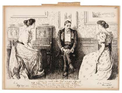 GEORGE du MAURIER "PUNCH" ILLUSTRATION ORIGINAL ART. | Hake’s