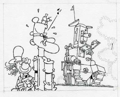 De Smet, Peter - Originele strook (onafgewerkt) - De Generaal - (ca. 1990) | Catawiki