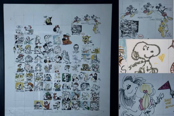 Original cartoon art by multiple artists. Art created at SF Reuben Awards 1992 | eBay US (Buy It Now)