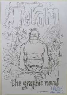 Cromheecke, Luc  - 10 Originele potloodschetsen voor proefproject - Jerom - Troglodyte | Catawiki