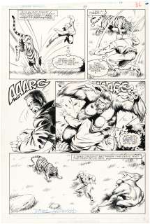 "SECRET ORIGINS" #39 COMIC BOOK PAGE ORIGINAL ART FEATURING ANIMAL MAN. | Hake’s