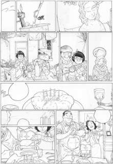 Jordi LAFEBRE (né en... - Lot 516 - * Lydie Encre de Chine sur papier. Signé à droite au...