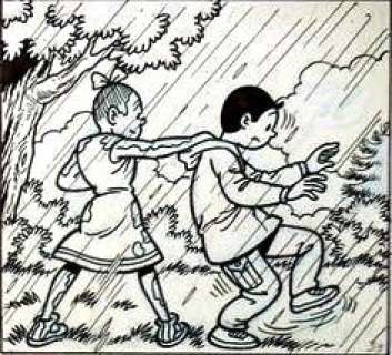 Suske en Wiske - Originele halve pagina (stroken 39 t/m 40) - Verraad op de Veluwe - Page volante - (2004) | Catawiki