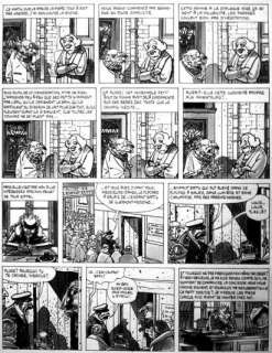 Daniel Goossens - CE MATIN SUR LE PAS DE LA PORTE Encre de Chine et lavis