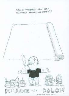 Maciej Filip Wiå›Niowski, Fil | Bart #1, Pollock czy Polok (Jackson Pollock) | ArtKomiks Aukcje