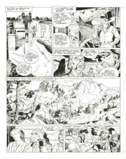 Blanc-Dumont. Planche originale Jonathan Cartland | BDEnchères