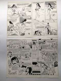 Renaud - 2 x Planches originales "Les aventures de Merline" | Catawiki