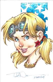Todd Nauck | Wonder Girl By Todd Nauck | ComicArtFans Classifieds