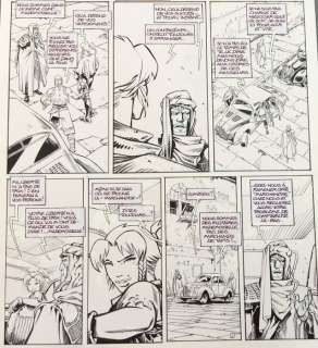 Floch, Adrien - Planche originale (p.9A/B) - Slhoka T.2 - Le Jardin de Sangali  (2004) | Catawiki