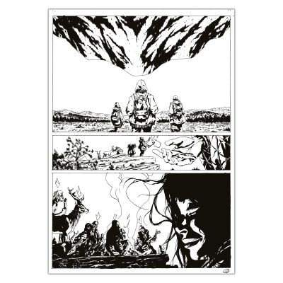 Jérémie Gasparutto | Le chemin derrière la maison - Planche originale 24 | Achetez de l’Art