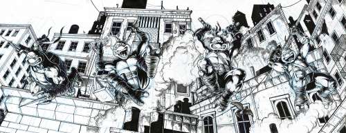 Darick Robertson – “Teenage Mutant Ninja Turtles” From #1 To #4 – Variant Covers