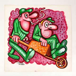 Captain Cavern Après... | CAPTAIN CAVERN Après la trotinette, la brouette Gouache... | Vermot et Associés